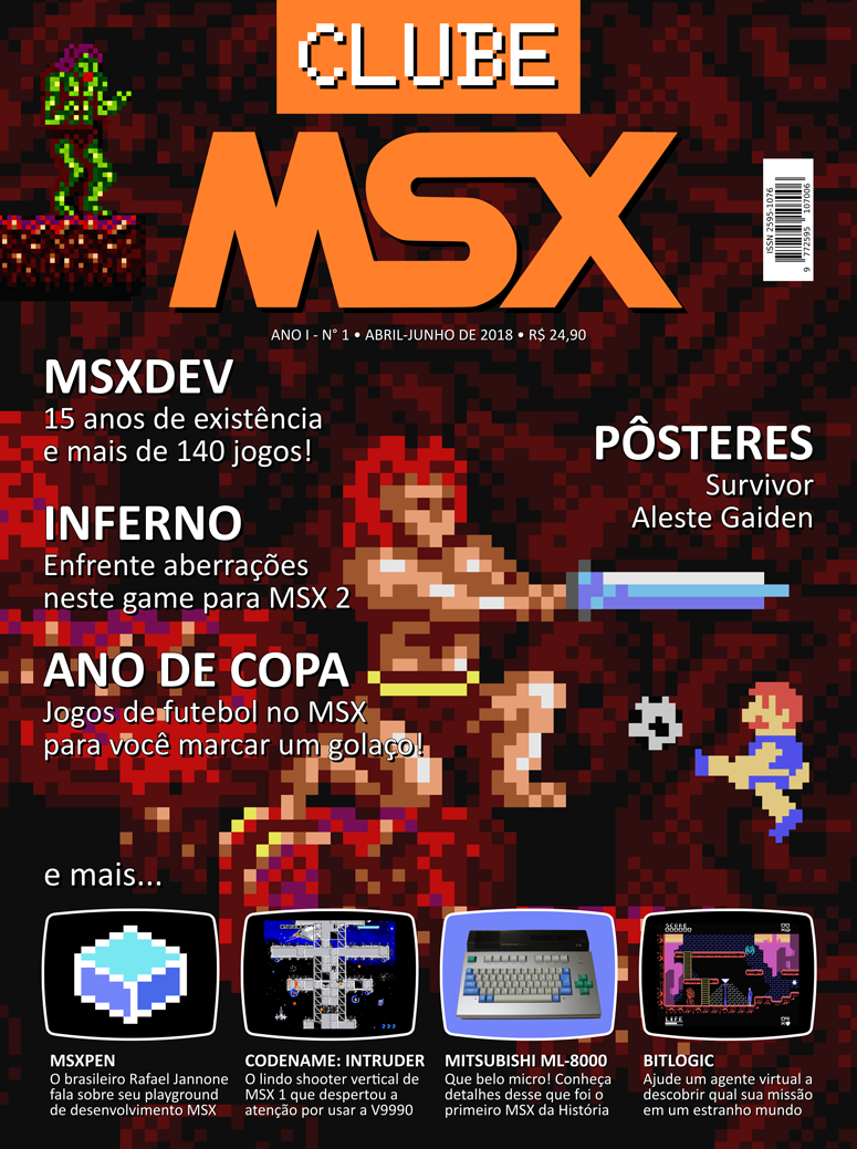 Capa da edição nº 1 da Clube MSX.