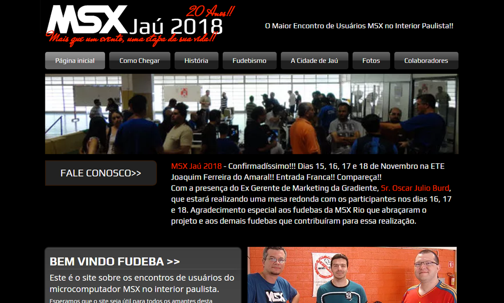 Revista Clube MSX no encontro MSX Jaú 2018 | Revista Clube MSX