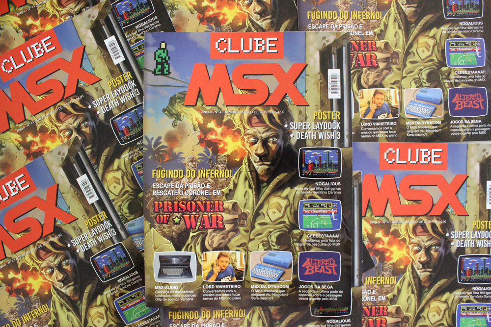 Começaram os envios da Clube MSX #4 | Revista Clube MSX