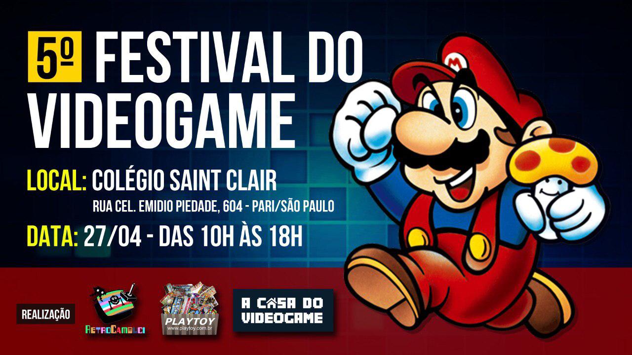 A Clube MSX estará no 5º Festival do Videogame | Revista Clube MSX