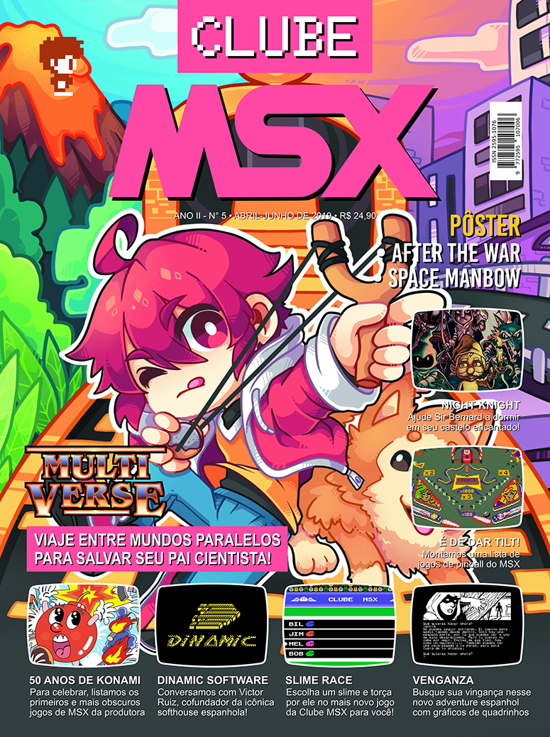 Capa da revista Clube MSX #5 - Revista Clube MSX