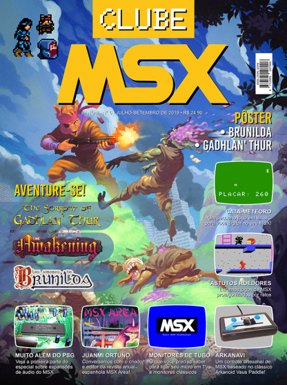 Capa da revista Clube MSX #6 - Revista Clube MSX