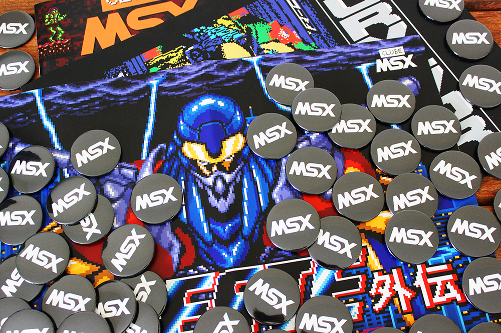 Brindes da Clube MSX #1 – Edição de Colecionador | REVISTA CLUBE MSX