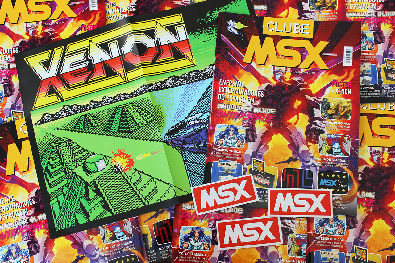 Começaram os envios da Clube MSX #8 | REVISTA CLUBE MSX