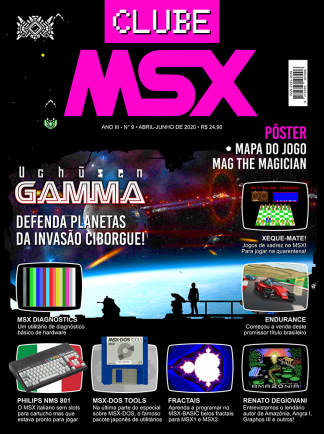 Capa da revista Clube MSX #9 - Revista Clube MSX