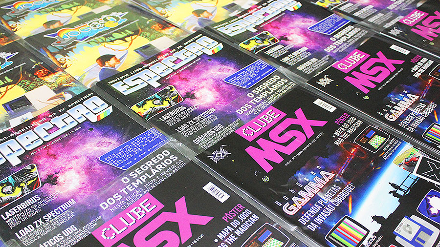 Começaram os envios da Clube MSX #9, Espectro #4 e Jogos 80 nº 23 | Revista Clube MSX