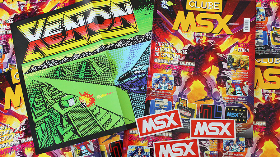 Começaram os envios da Clube MSX #8 | REVISTA CLUBE MSX