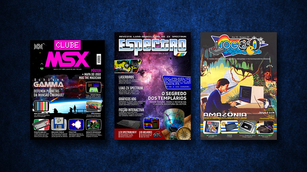 Espectro e Jogos 80 na loja virtual da Clube MSX | REVISTA CLUBE MSX