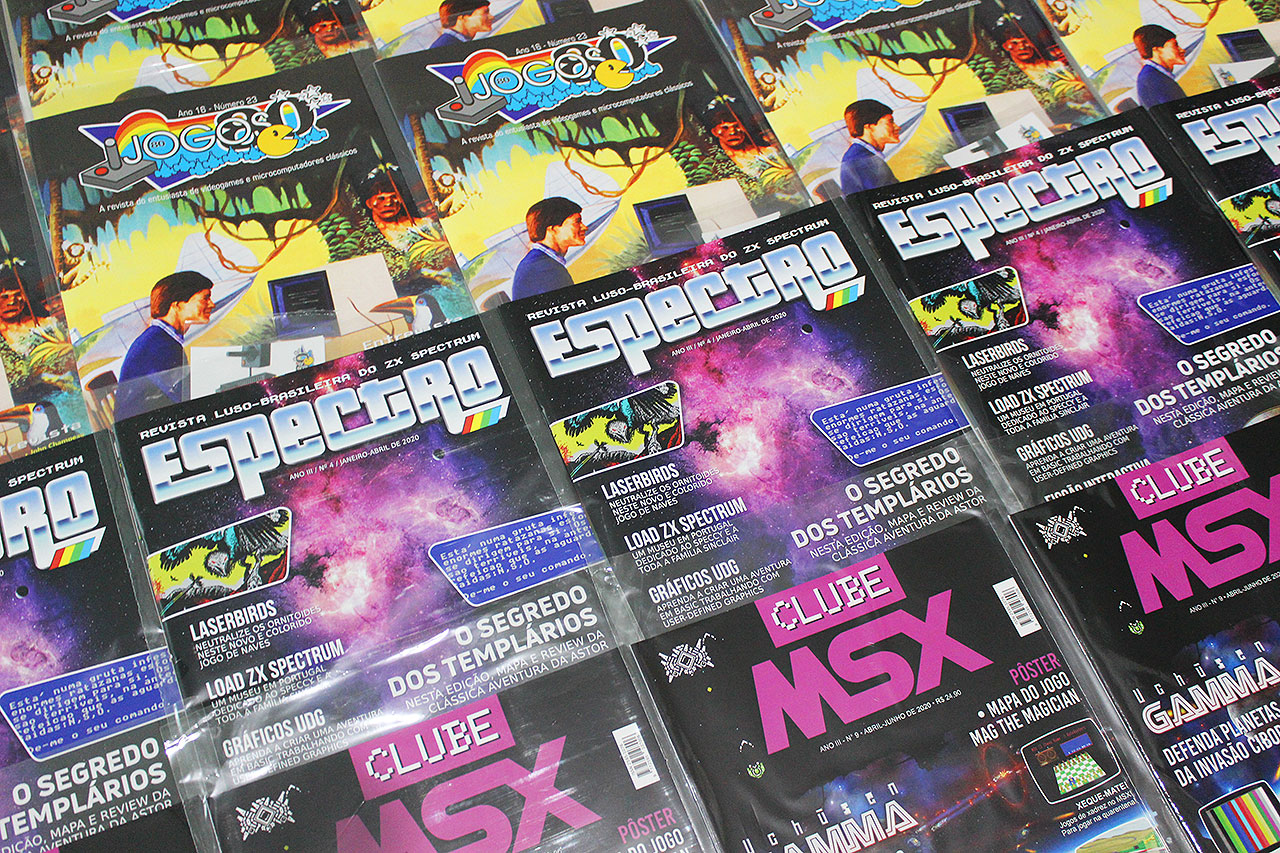 Começaram os envios da Clube MSX #9, Espectro #4 e Jogos 80 nº 23 | Revista Clube MSX