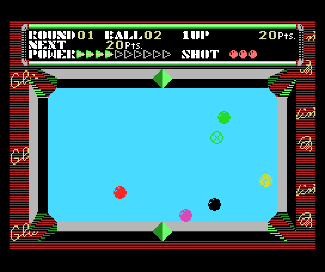 Champion Billiards: clássico título do SG-1000 é portado para o MSX