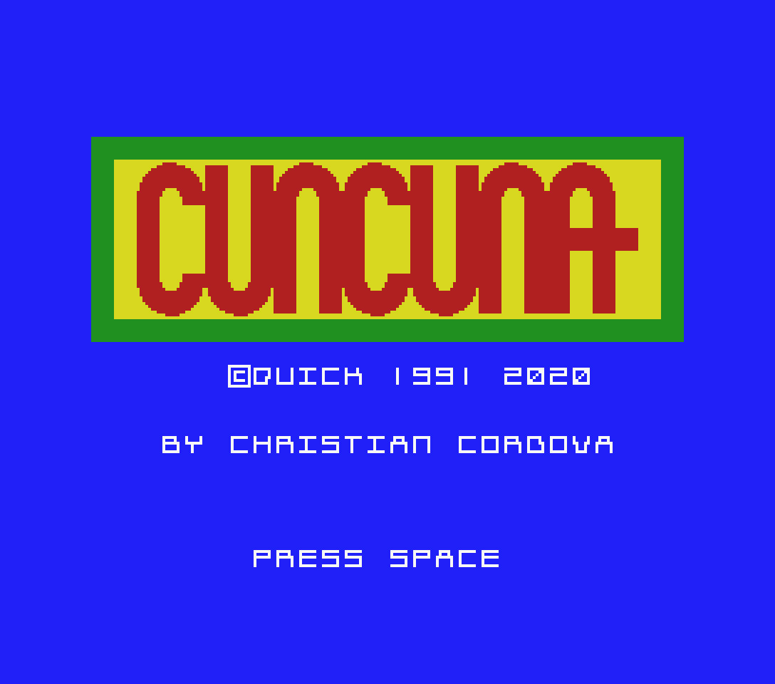 Cuncuna: nono jogo participante na MSXdev'20 | Revista Clube MSX