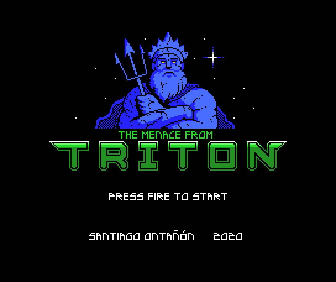 The Menace from Triton: sétimo jogo participante na MSXdev'20 | Revista Clube MSX