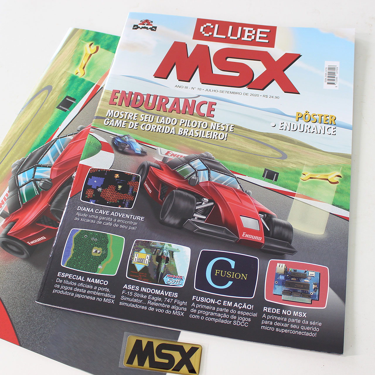 Começaram os envios da revista Clube MSX #10