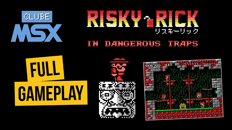 Risky Rick - Gameplay completo | Revista Clube MSX