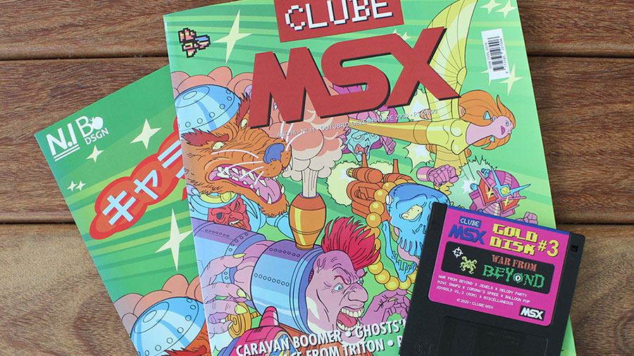 Começaram os envios da revista Clube MSX #11 e da Jogos 80 nº 24 | Revista Clube MSX