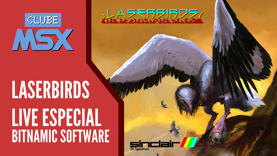 Laserbirds: Bitnamic Software e Clube MSX farão live de lançamento | Revista Clube MSX