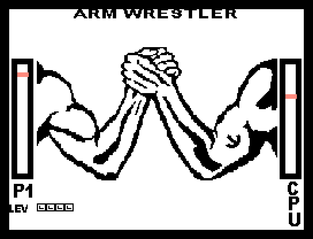 Arm Wrestler: décimo segundo jogo inscrito da MSXdev'21 | Revista Clube MSX