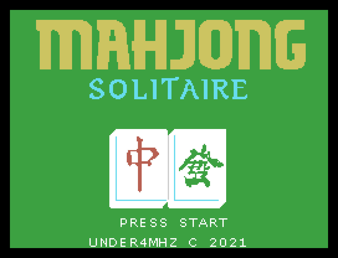 Mahjong Solitaire: décimo sétimo jogo inscrito na MSXdev21 - Revista Clube  MSX