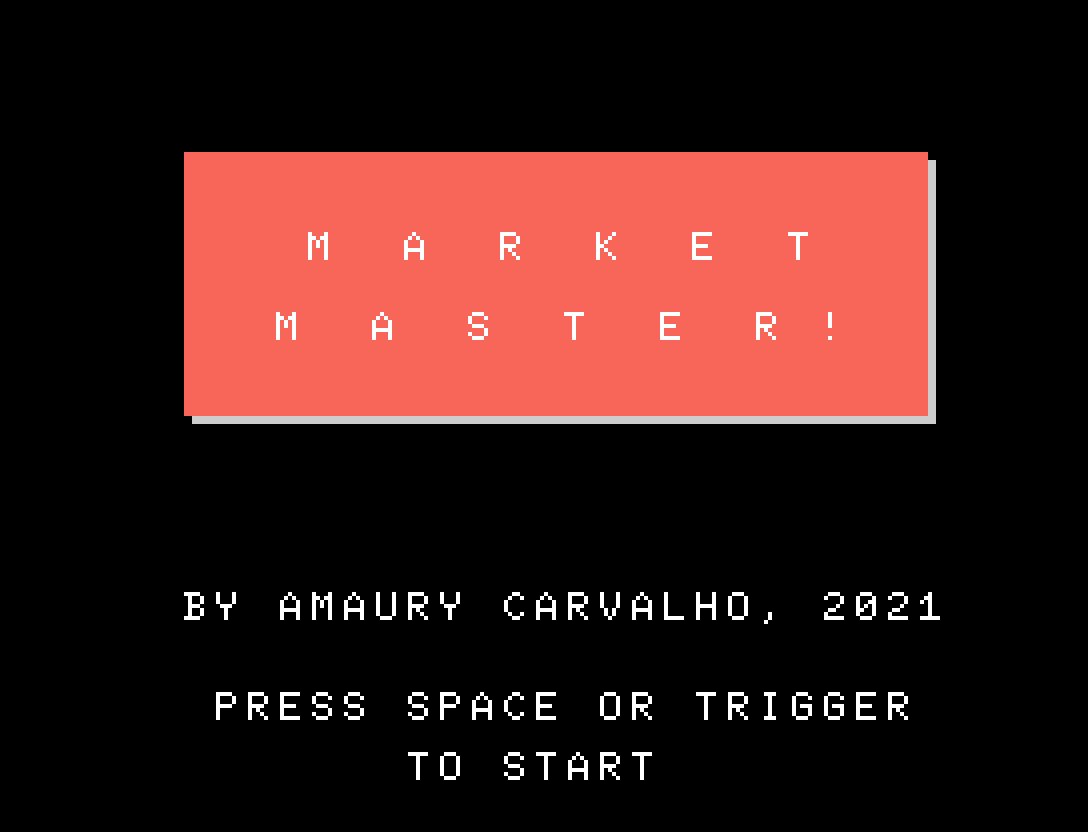 Market Master: oitavo jogo inscrito na MSXdev'21 | Revista Clube MSX