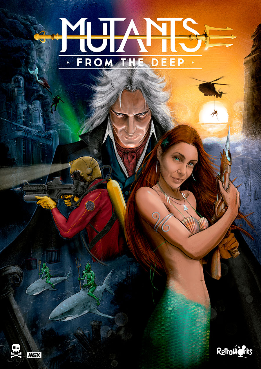 Mutants from the Deep, novo de Locomalito, já disponível para download | Revista Clube MSX