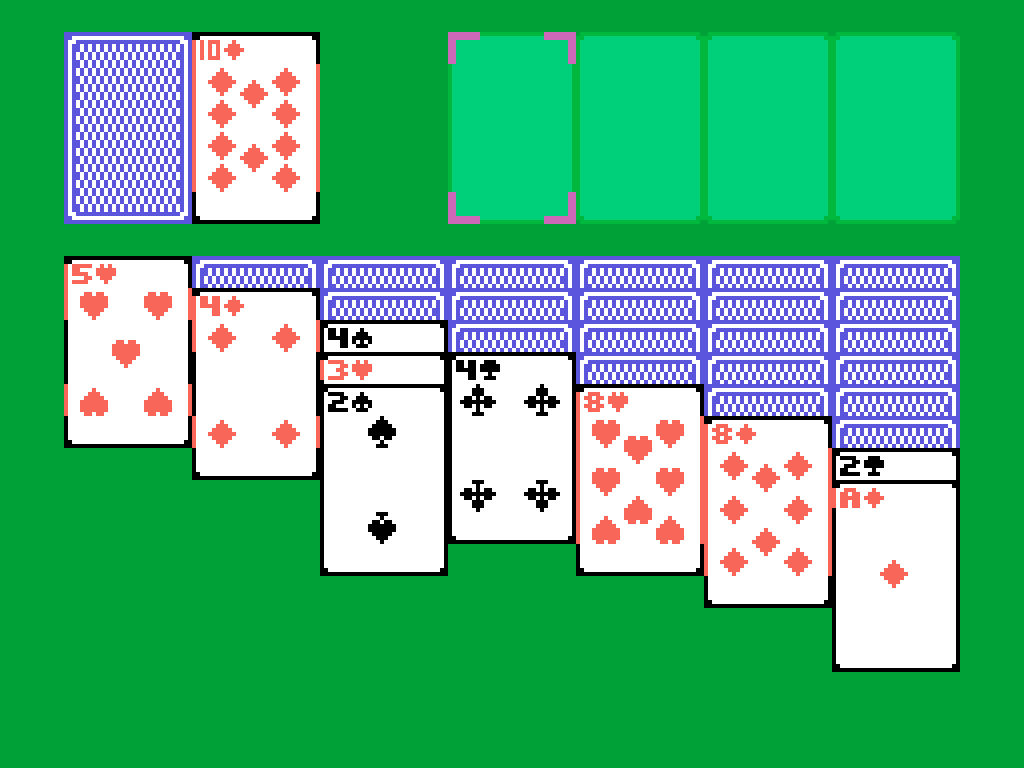 Klondike Solitaire: sétimo jogo inscrito na MSXdev'21 - Revista