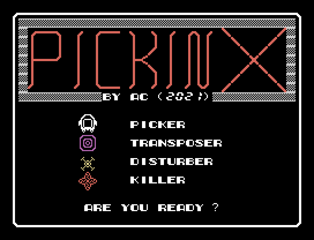 PickinX: décimo quinto jogo inscrito na MSXdev'21 | Revista Clube MSX