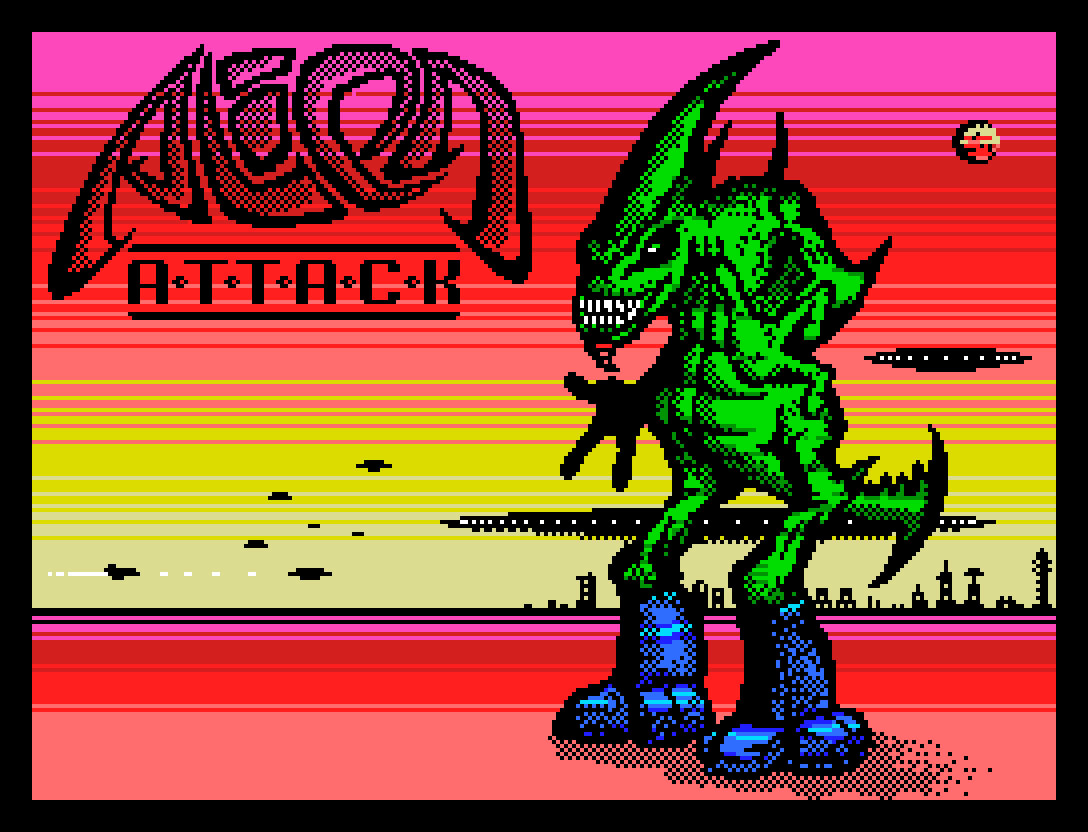 Alien Attack: vigésimo sexto inscrito na MSXdev21 | Revista Clube MSX