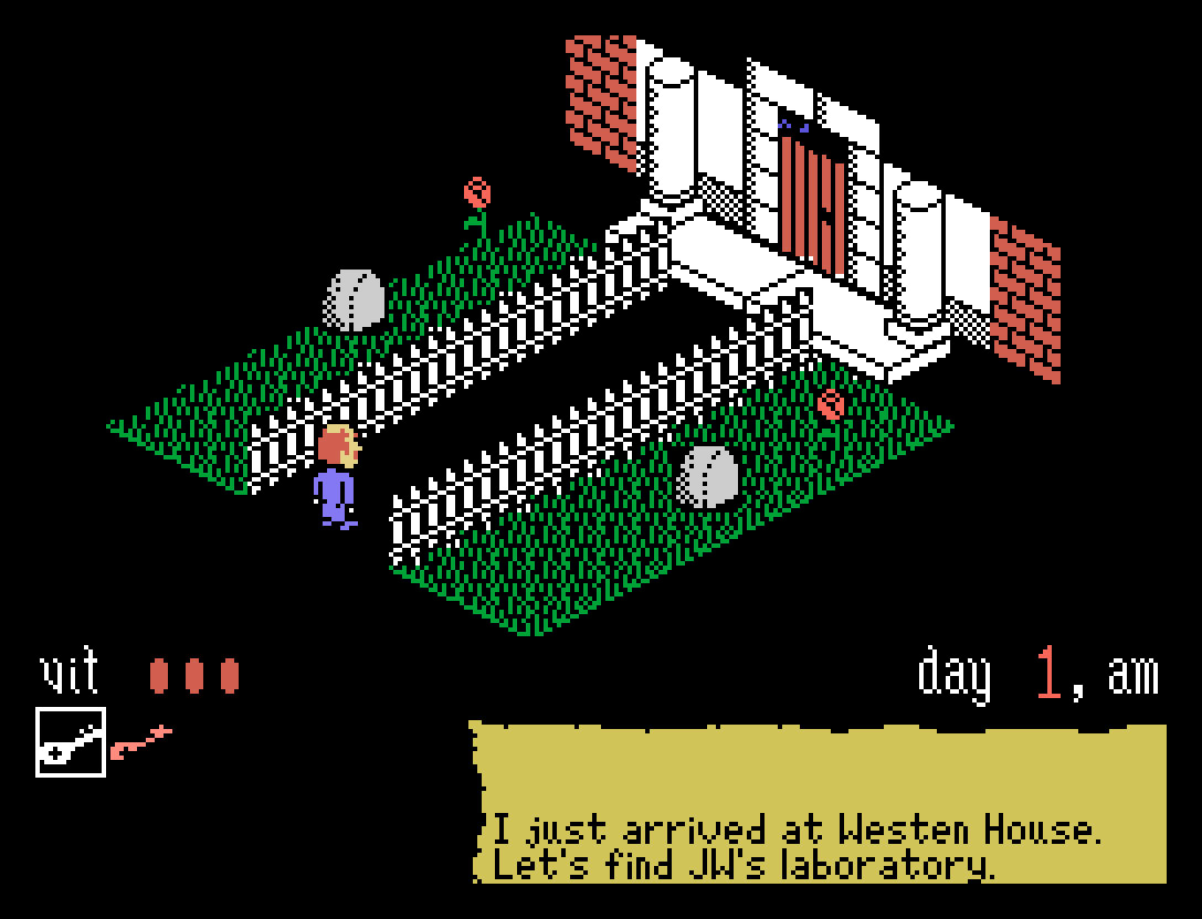 Westen House: novo de Santi Ontañón é um adventure para MSX1 | Revista Clube MSX