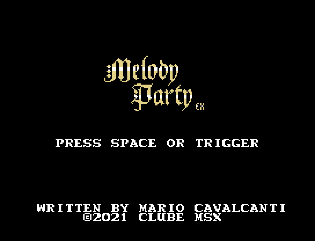 Melody Party Ex: baixe o minijogo de Natal 2021 da revista Clube MSX!