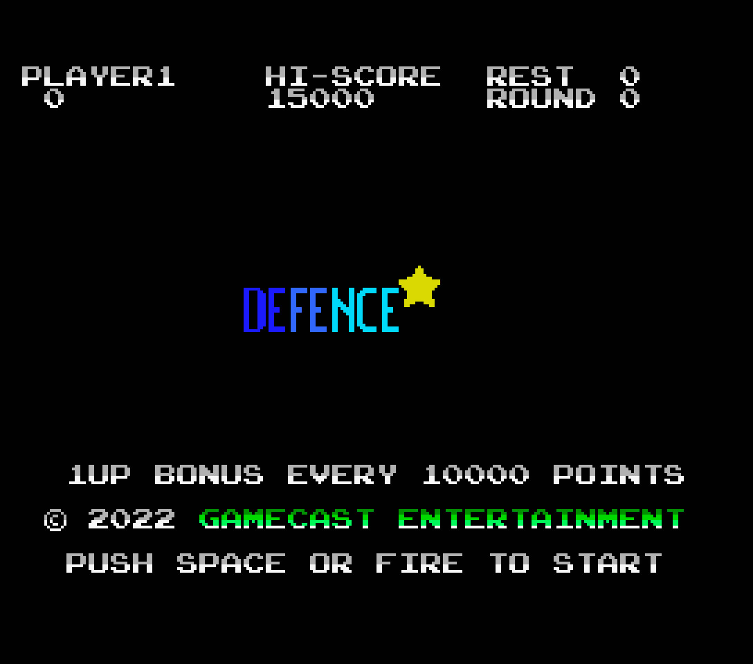 Defence: quarto jogo inscrito na MSXdev22 | Revista Clube MSX
