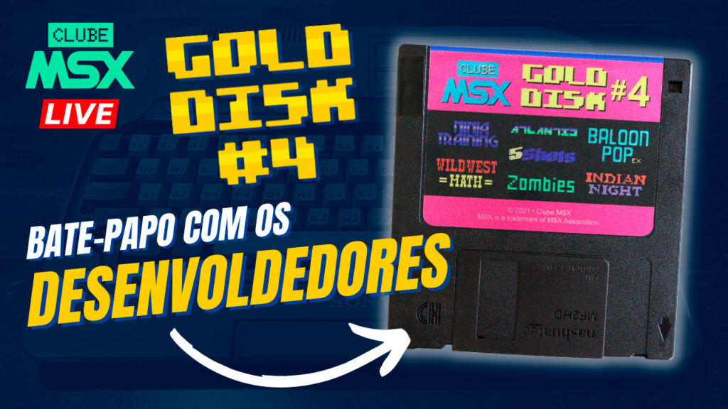 Gold Disk #4: bate-papo com os desenvolvedores | Revista Clube MSX