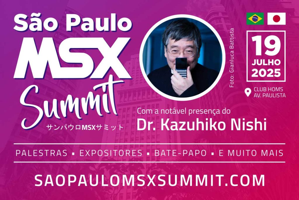 São Paulo MSX Summit 2025 trará o criador do padrão MSX ao Brasil | Revista Clube MSX
