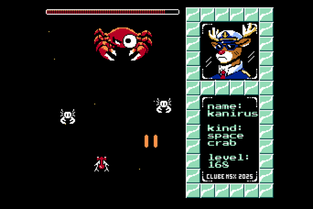 Kanirus Encounter: demo jogável de Natal da Clube MSX para MSX2 | Revista Clube MSX