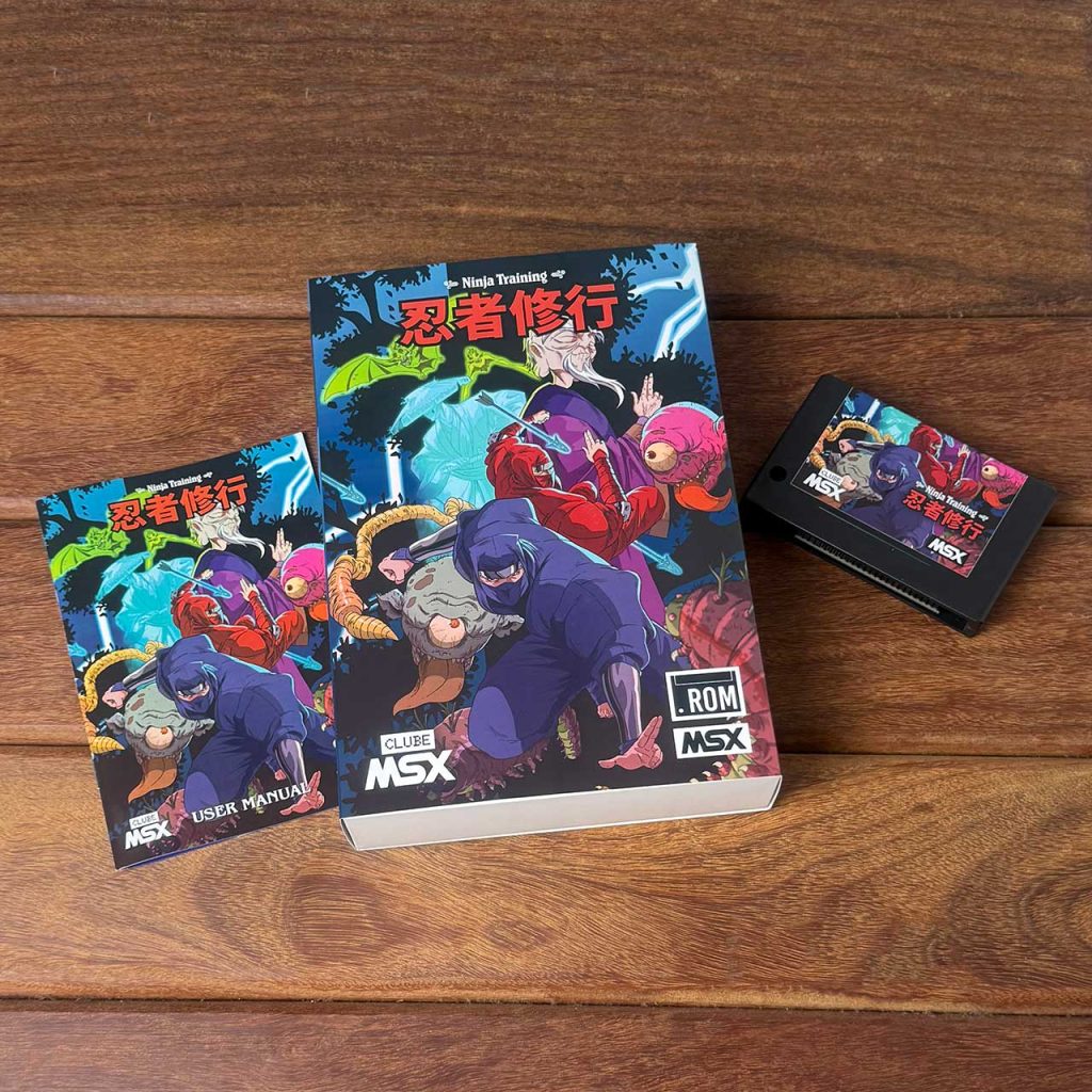 Ninja Training, novo jogo da Clube MSX, será lançado no MSXSP 2025 | Revista Clube MSX
